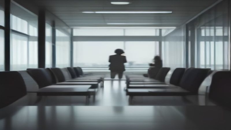 噜噜社有声社区主视觉：耳机与声音海浪在夜色中流动